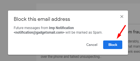how to block unwanted emails on Gmail how to block unwanted emails