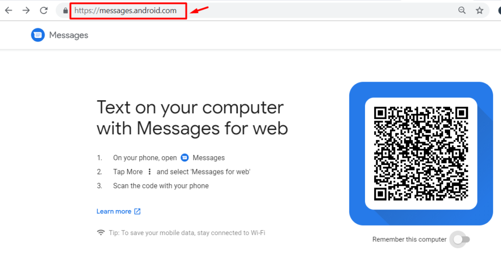 how to send SMS from pc using android messages? send SMS from PC
