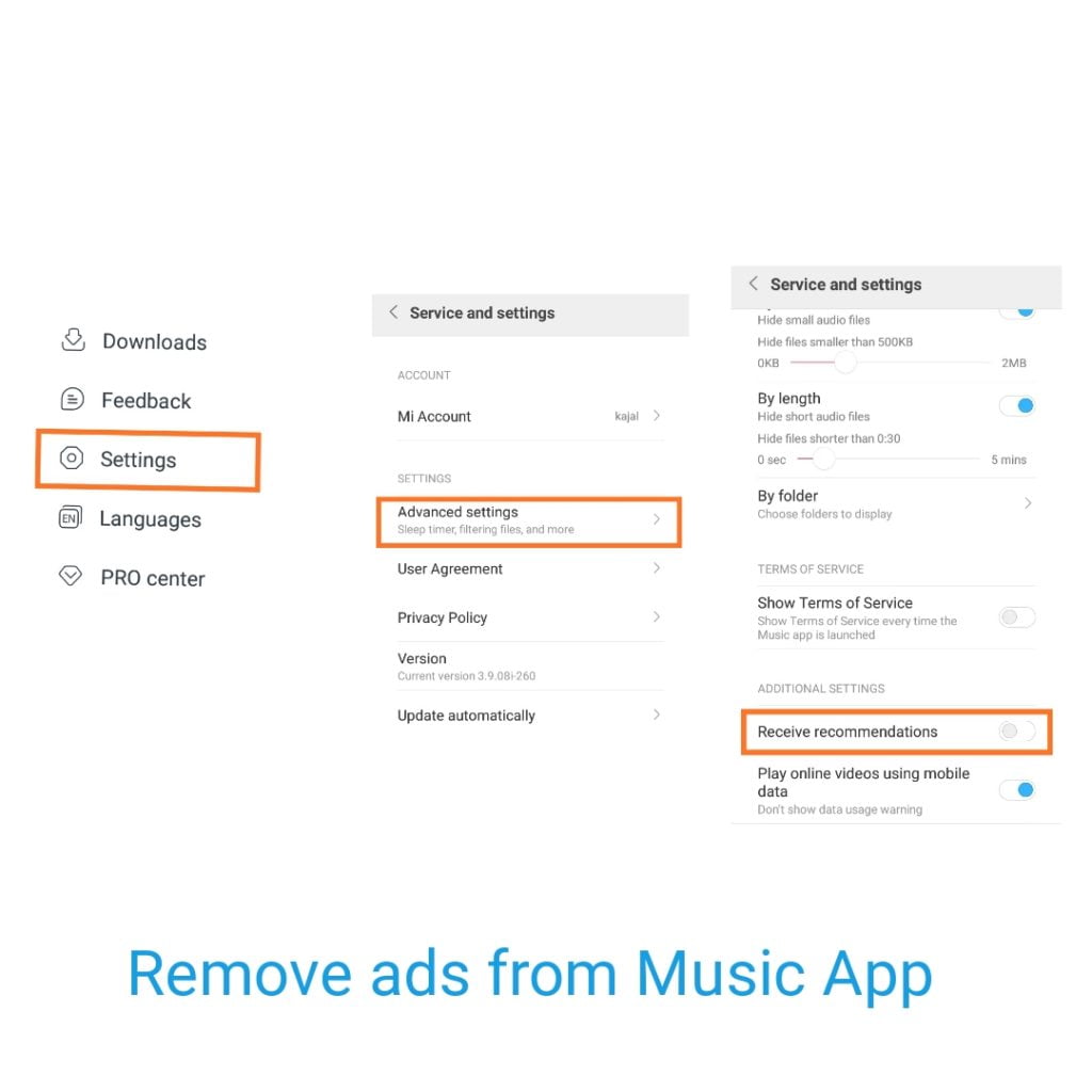 how to remove advertisements from xiaomi MIUI 10: step by step instructions