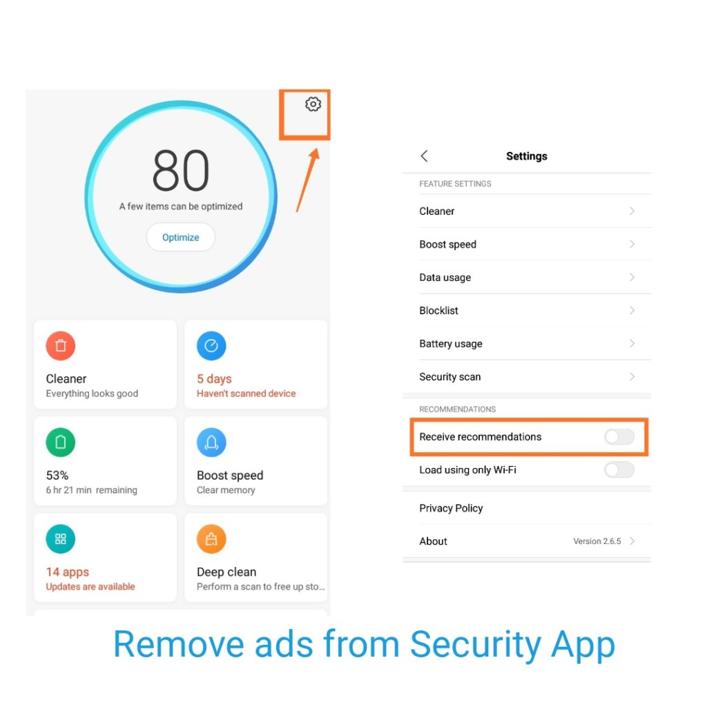 remove ads from Xiaomi phone