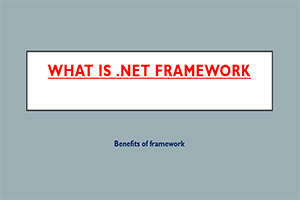 Features Of .NET Framework