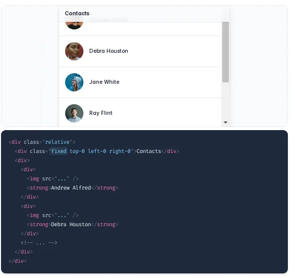 Tailwind css position how2trick